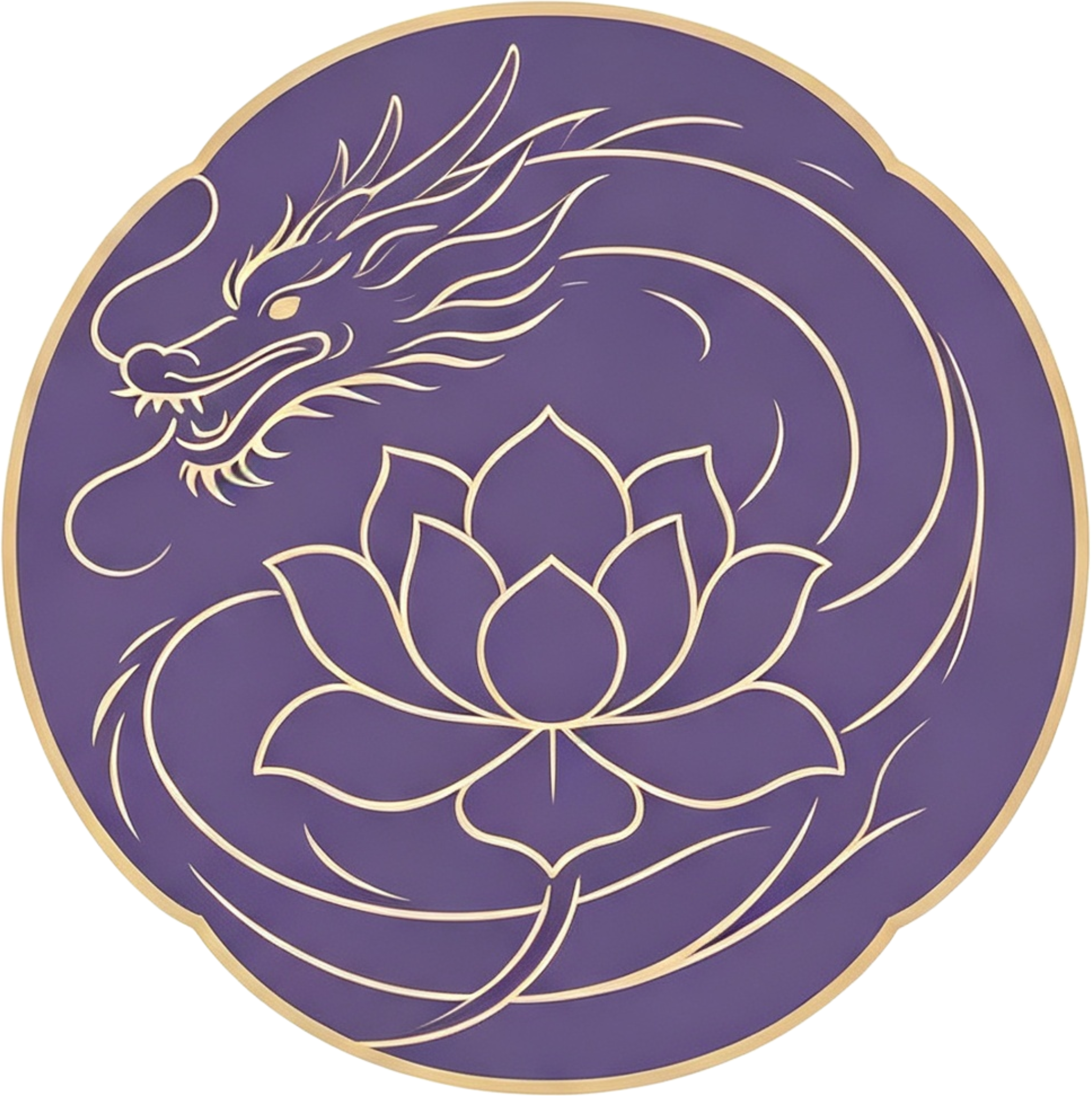 Dragon and flower
